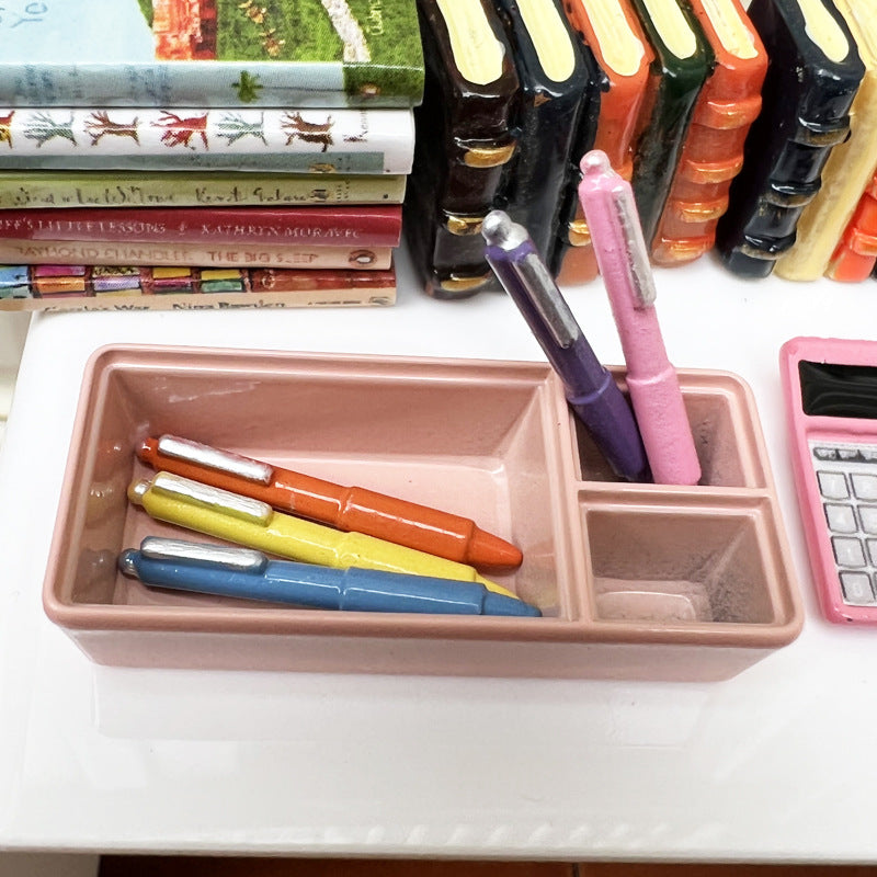 Wholesale 1:12 Dollhouse Mini Metal Ballpoint Pen